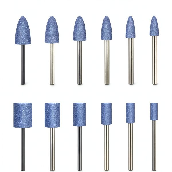 36pcs Shank Abrasive Grinding Wheel Heads Set Maitys 1/8in 3 Colors-3