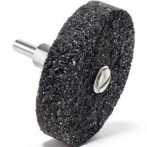 Forney 60055 Mounted Grinding Stone 2-1/2" x 1/2" with 1/4" Shank-0