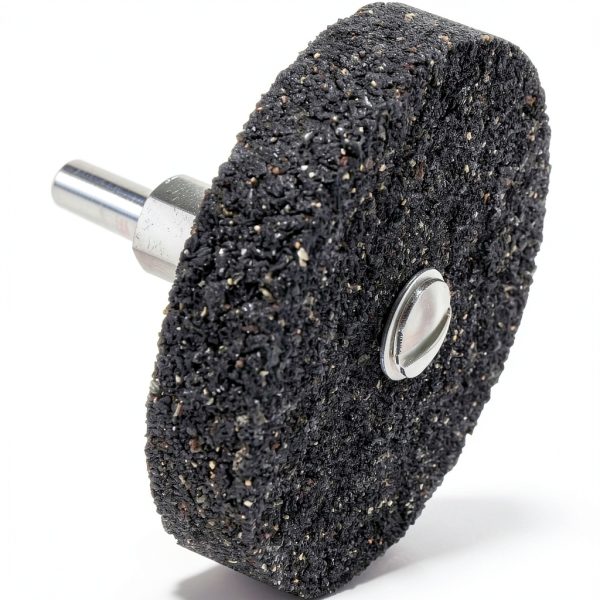 Forney 60055 Mounted Grinding Stone 2-1/2" x 1/2" with 1/4" Shank-0
