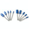 AUTOTOOLHOME 1/8" Shank Abrasive Mounted Stone Grinding Bits Sanding Drill Bit for Rotary Tool Flap Wheel for Grinding, Polishing, Deburring Ferrous Metal 10 Pack-5