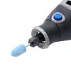 AUTOTOOLHOME 1/8" Shank Abrasive Mounted Stone Grinding Bits Sanding Drill Bit for Rotary Tool Flap Wheel for Grinding, Polishing, Deburring Ferrous Metal 10 Pack-4