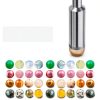 Diamond Grinding Mounted Point 18mm uxcell 100 Grit Bead Grinder-4