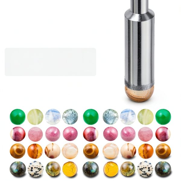 Diamond Grinding Mounted Point 18mm uxcell 100 Grit Bead Grinder-4
