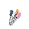 Luo ke 100 Pcs Grinding Stones Sets - 1/8'' Shank Assorted Abrasive Stone Mounted Grinding Bits Aluminum Oxide Grinding Stone for Rotary Tools Includes Dremel (Mixed Color)-2
